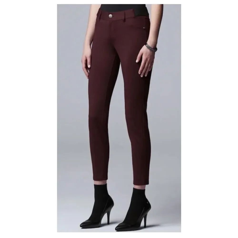 Simply Vera Skinny Vera Wang Dress Pants size S skinny